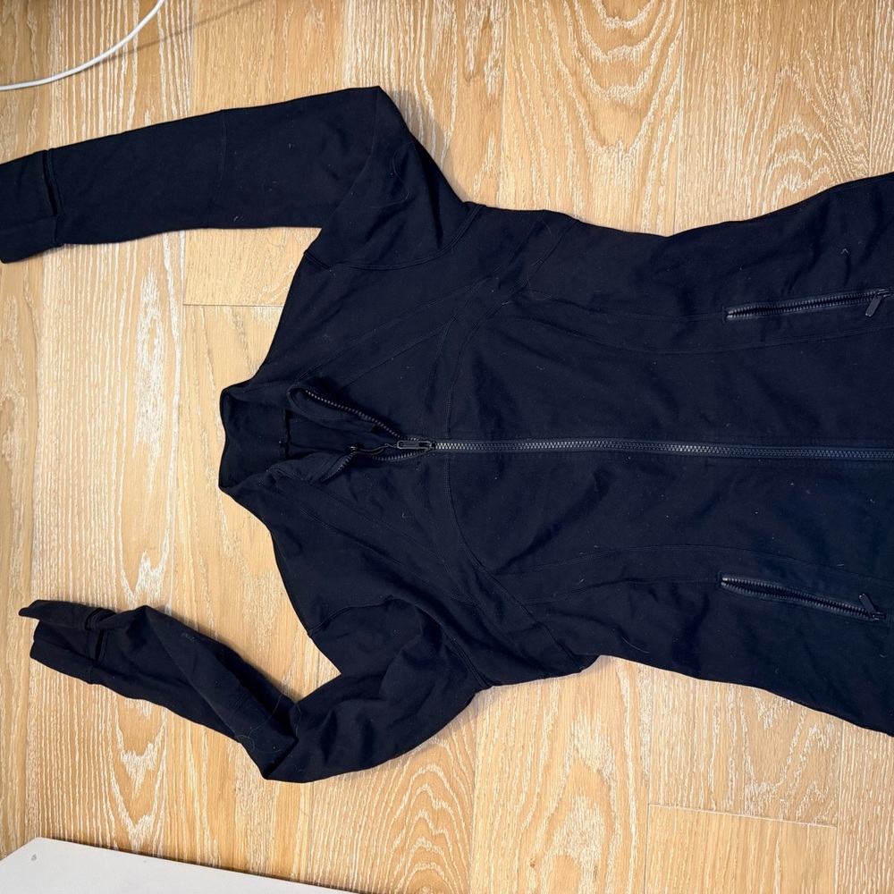 lululemon athletica Black Full-Zip Hoodie Jacket